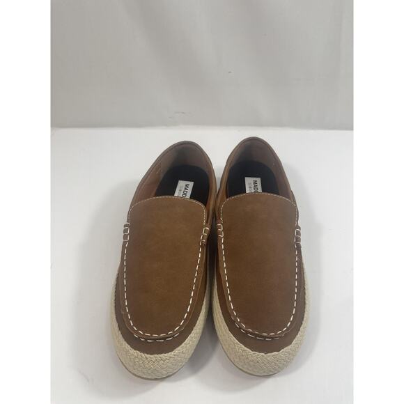 Madden MMILLION Shoes Mens Size 9 Cognac Suede Slip On Loafers New Box main image 7